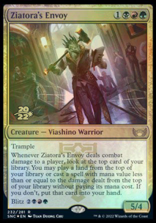 Ziatora's Envoy [Streets of New Capenna Prerelease Promos] | Tables and Towers