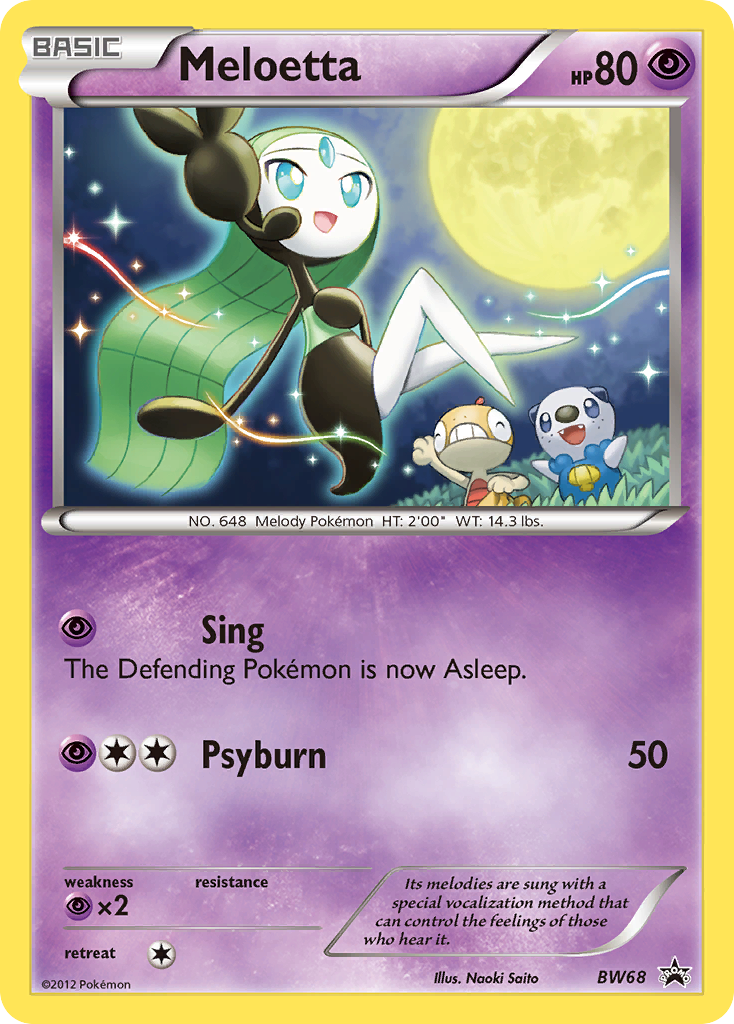 Meloetta (BW68) [Black & White: Black Star Promos] | Tables and Towers