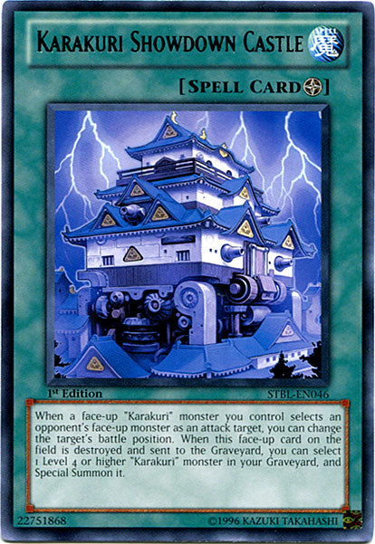 Karakuri Showdown Castle [STBL-EN046] Rare | Tables and Towers