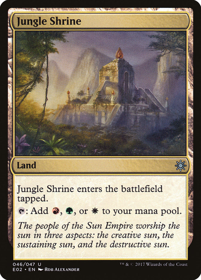 Jungle Shrine [Explorers of Ixalan] | Tables and Towers