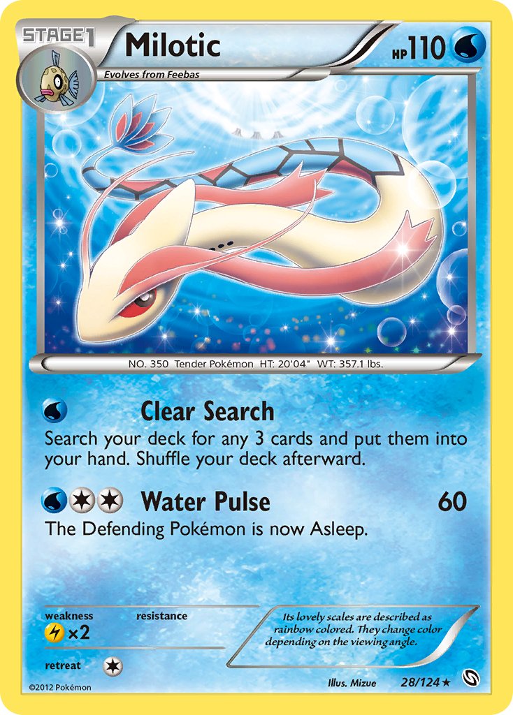 Milotic (28/124) (Theme Deck Exclusive) [Black & White: Dragons Exalted] | Tables and Towers