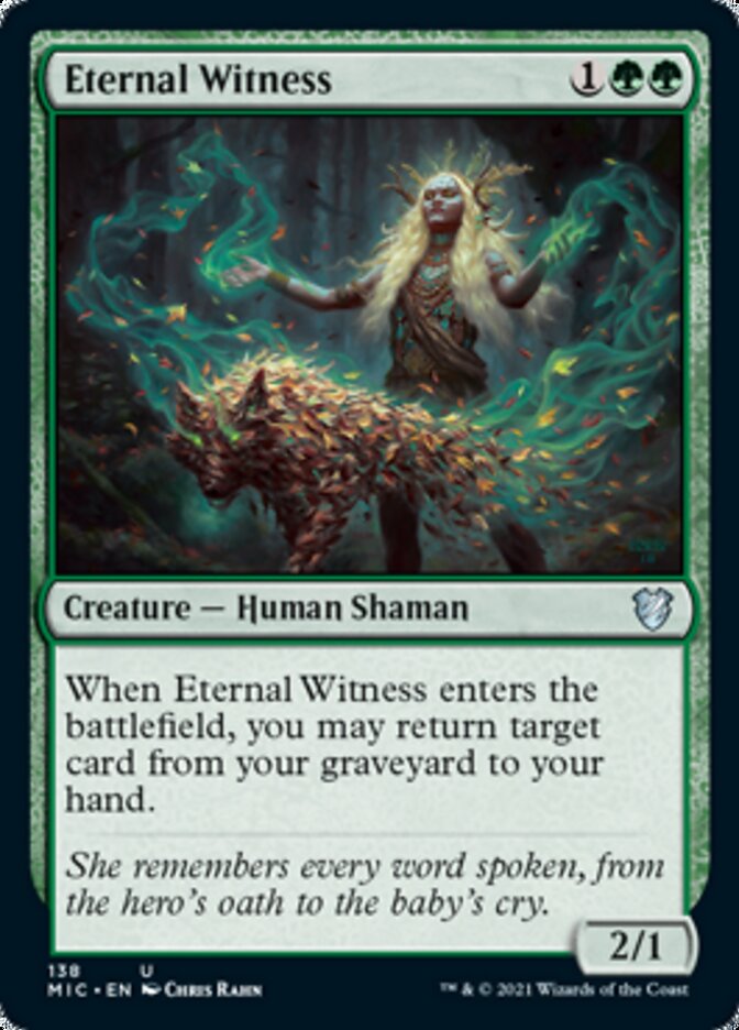 Eternal Witness [Innistrad: Midnight Hunt Commander] | Tables and Towers