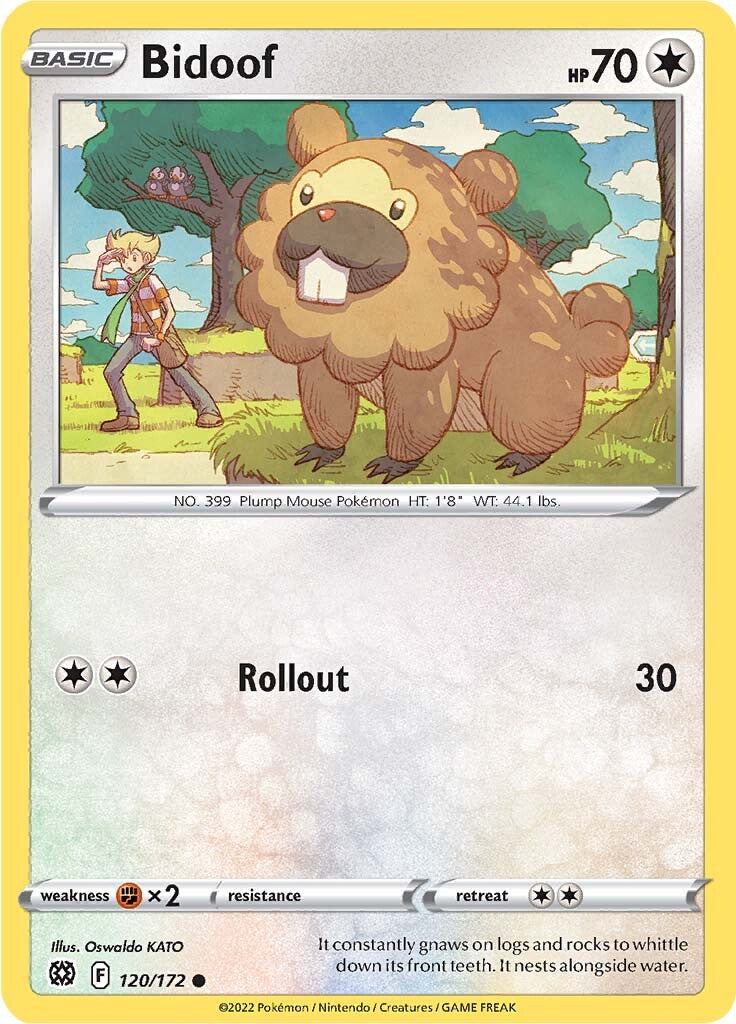 Bidoof (120/172) [Sword & Shield: Brilliant Stars] | Tables and Towers