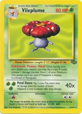 Vileplume (31/64) [Jungle Unlimited] | Tables and Towers