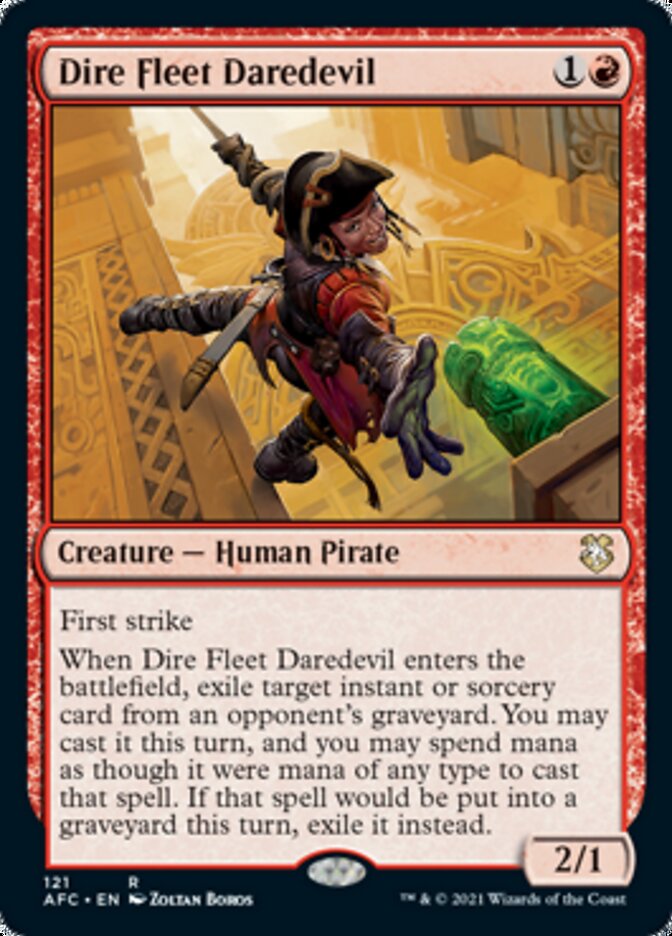 Dire Fleet Daredevil [Dungeons & Dragons: Adventures in the Forgotten Realms Commander] | Tables and Towers