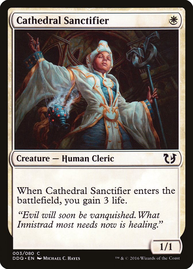 Cathedral Sanctifier [Duel Decks: Blessed vs. Cursed] | Tables and Towers