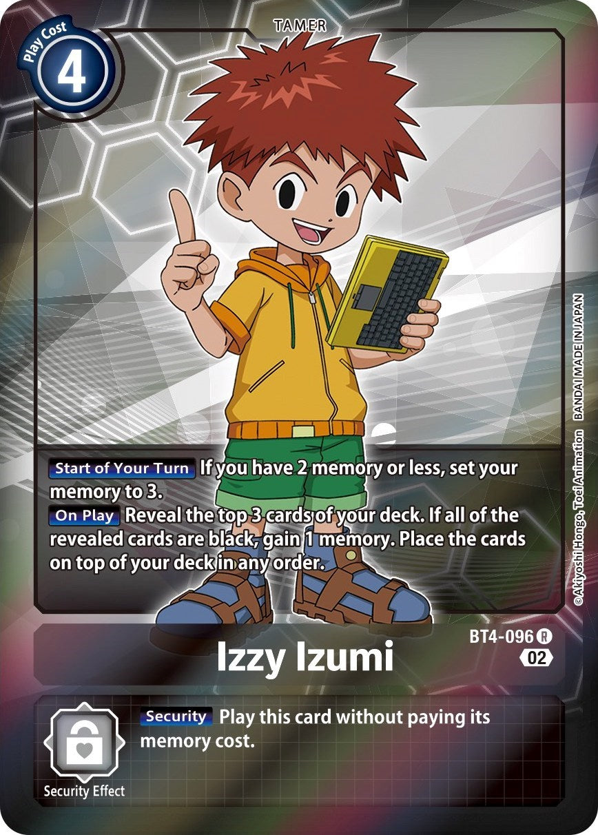 Izzy Izumi [BT4-096] (Alternate Art) [Starter Deck: Ragnaloardmon] | Tables and Towers