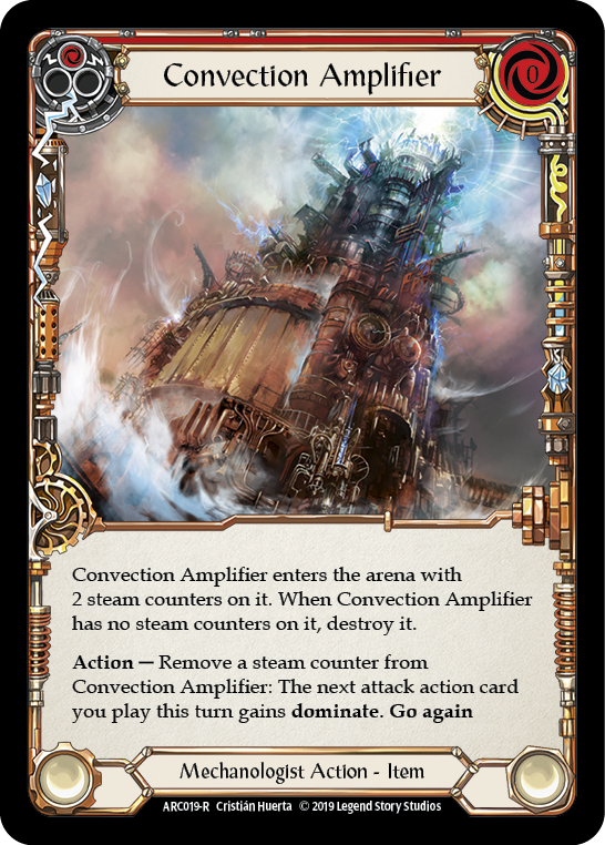 Convection Amplifier [ARC019-R] (Arcane Rising)  1st Edition Rainbow Foil | Tables and Towers