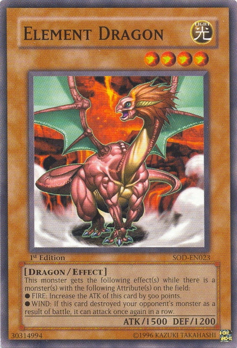 Element Dragon [SOD-EN023] Common | Tables and Towers