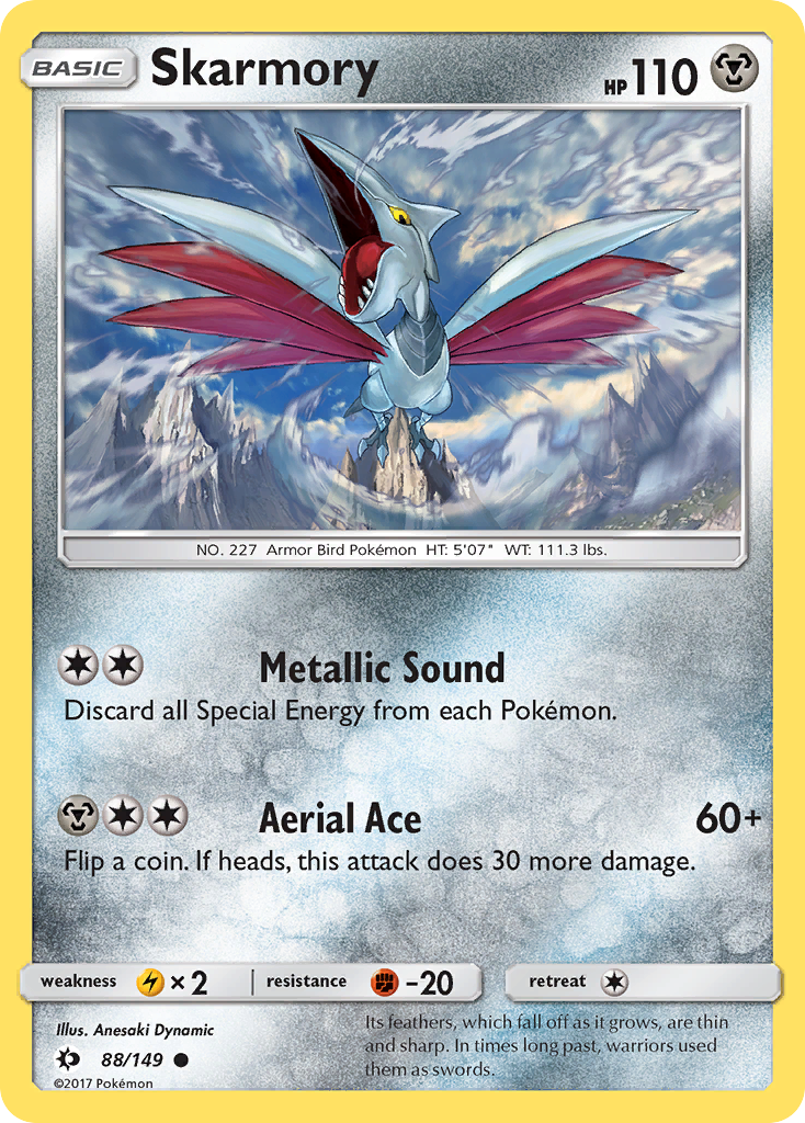 Skarmory (88/149) [Sun & Moon: Base Set] | Tables and Towers