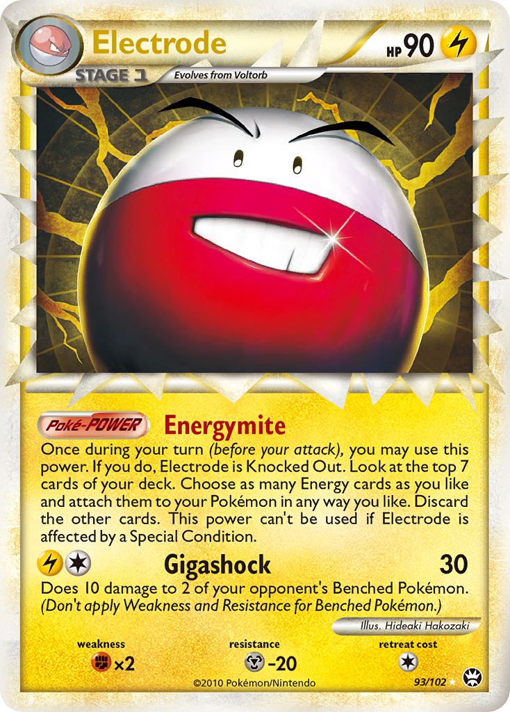 Electrode (93/102) [HeartGold & SoulSilver: Triumphant] | Tables and Towers