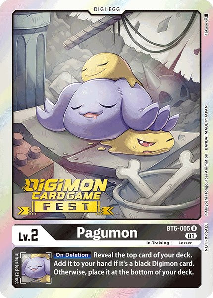 Pagumon [BT6-005] (Digimon Card Game Fest 2022) [Double Diamond Promos] | Tables and Towers