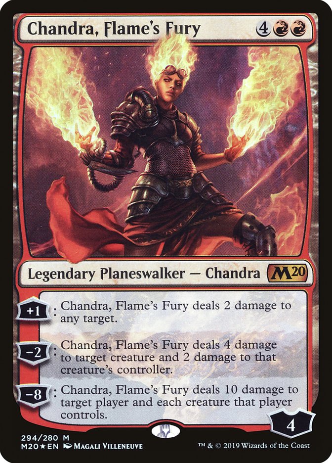 Chandra, Flame's Fury [Core Set 2020] | Tables and Towers