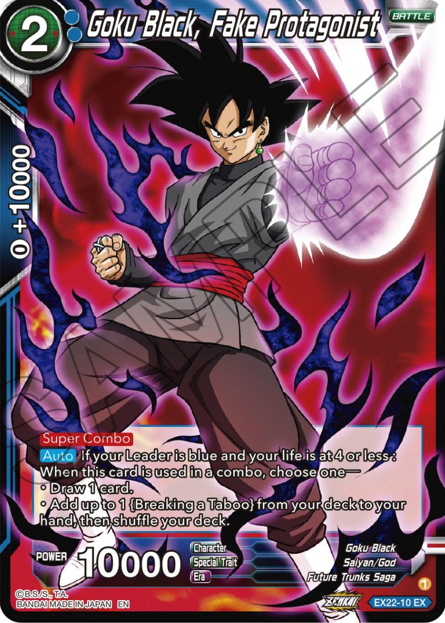 Goku Black, Fake Protagonist (EX22-10) [Ultimate Deck 2023] | Tables and Towers