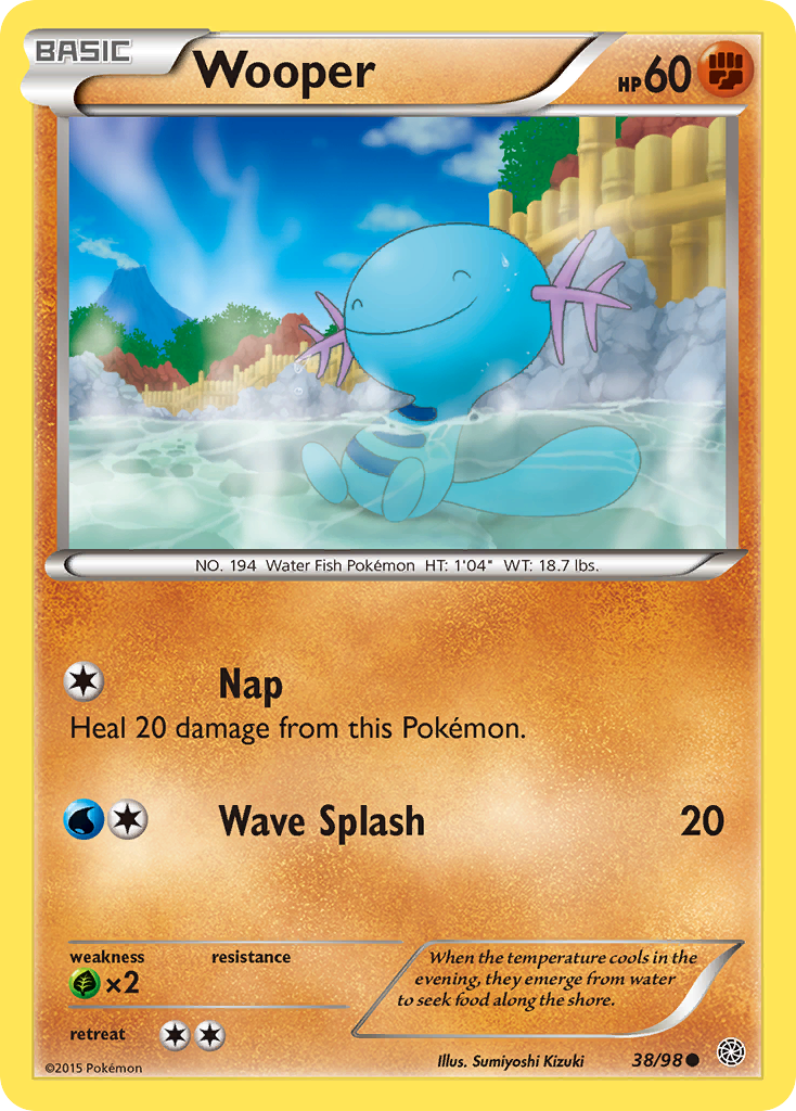 Wooper (38/98) [XY: Ancient Origins] | Tables and Towers