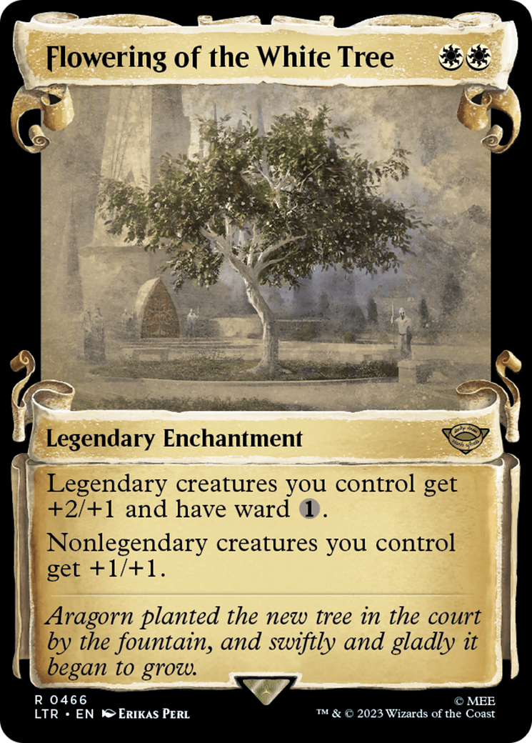 Flowering of the White Tree [The Lord of the Rings: Tales of Middle-Earth Showcase Scrolls] | Tables and Towers