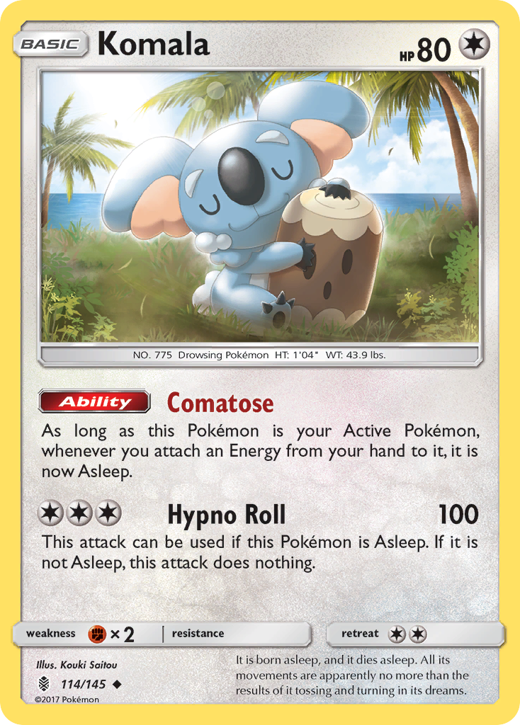 Komala (114/145) [Sun & Moon: Guardians Rising] | Tables and Towers