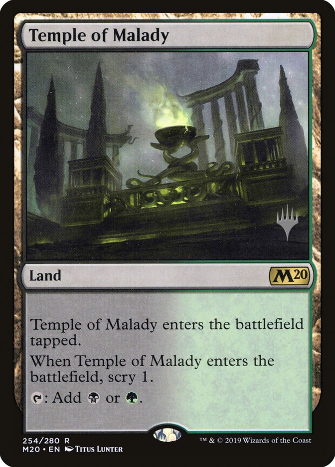 Temple of Malady (Promo Pack) [Core Set 2020 Promos] | Tables and Towers