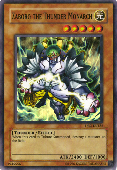 Zaborg the Thunder Monarch [DR2-EN135] Super Rare | Tables and Towers