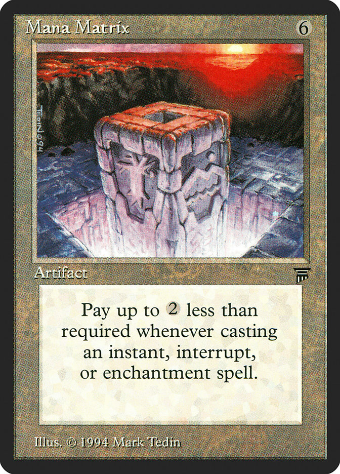 Mana Matrix [Legends] | Tables and Towers