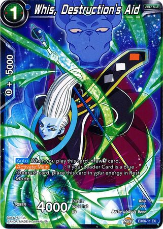 Whis, Destruction's Aid (EX06-11) [Special Anniversary Set] | Tables and Towers