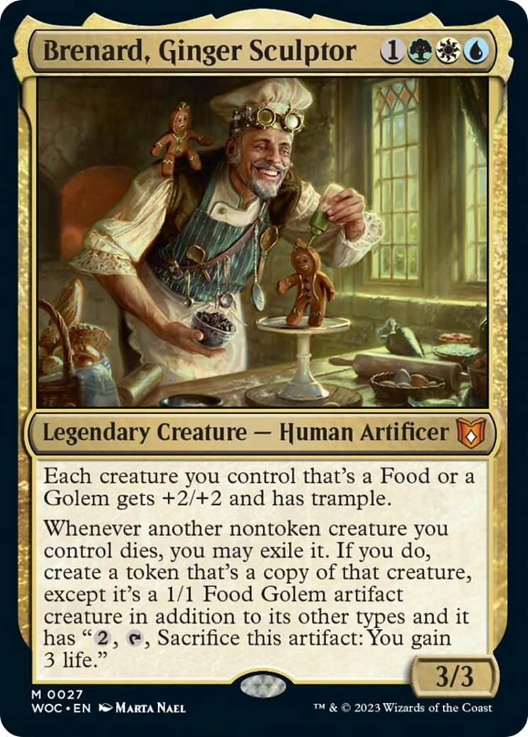 Brenard, Ginger Sculptor [Wilds of Eldraine Commander] | Tables and Towers