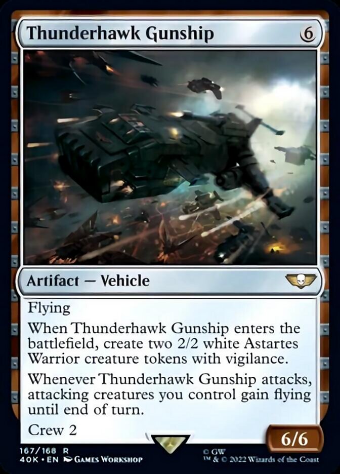 Thunderhawk Gunship (Surge Foil) [Warhammer 40,000] | Tables and Towers