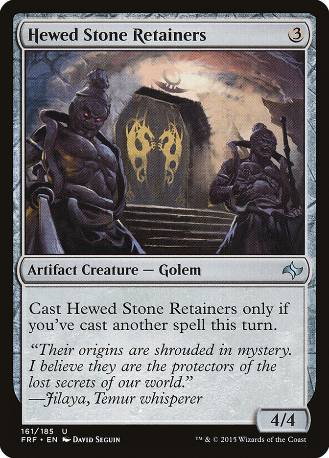 Hewed Stone Retainers [Fate Reforged] | Tables and Towers