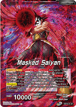 Masked Saiyan // SS3 Bardock, Reborn from Darkness (Starter Deck Exclusive) (SD16-01) [Cross Spirits] | Tables and Towers