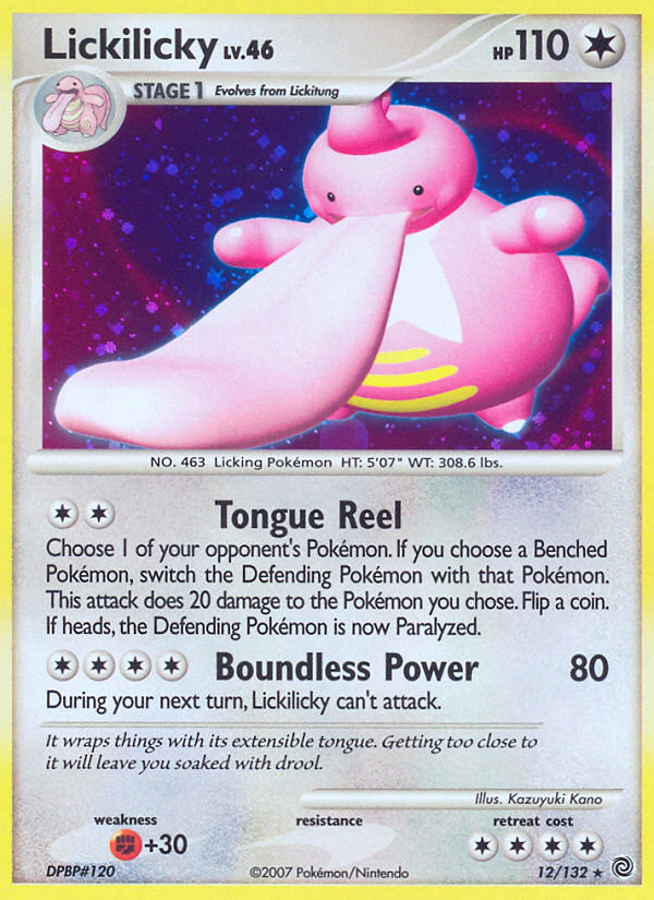 Lickilicky (12/132) [Diamond & Pearl: Secret Wonders] | Tables and Towers