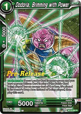 Dodoria, Brimming with Power (BT10-082) [Rise of the Unison Warrior Prerelease Promos] | Tables and Towers