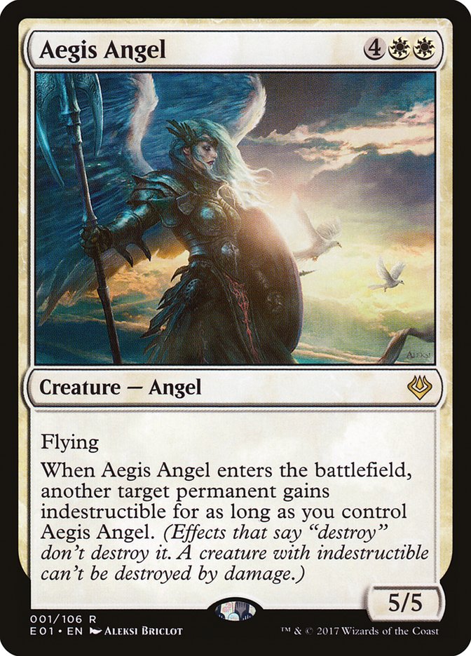 Aegis Angel [Archenemy: Nicol Bolas] | Tables and Towers