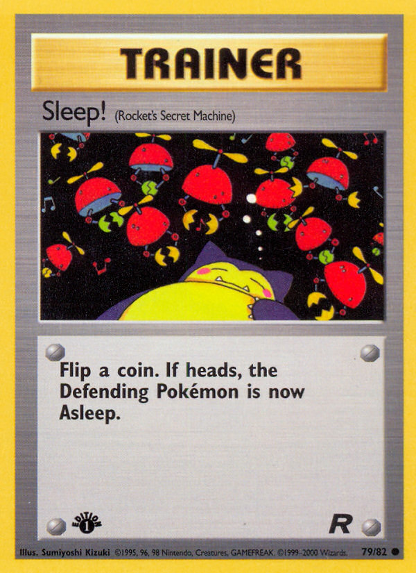 Sleep! (79/82) [Team Rocket 1st Edition] | Tables and Towers