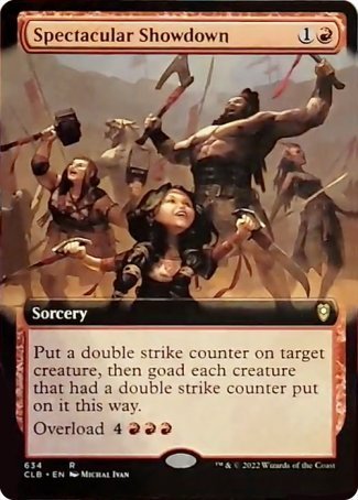 Spectacular Showdown (Extended Art) [Commander Legends: Battle for Baldur's Gate] | Tables and Towers