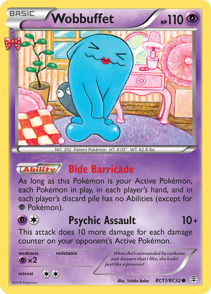 Wobbuffet (RC11/RC32) [XY: Generations] | Tables and Towers