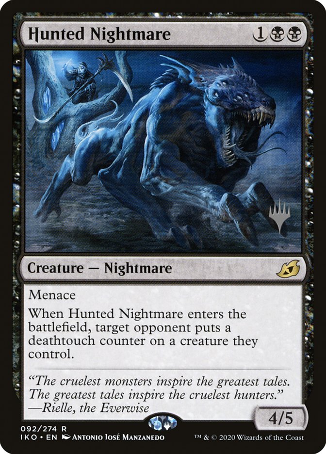 Hunted Nightmare (Promo Pack) [Ikoria: Lair of Behemoths Promos] | Tables and Towers