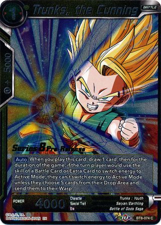 Trunks, the Cunning (BT8-074_PR) [Malicious Machinations Prerelease Promos] | Tables and Towers