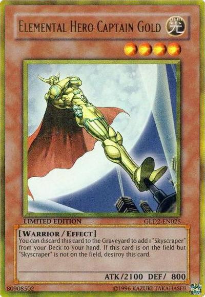 Elemental Hero Captain Gold [GLD2-EN025] Ultra Rare | Tables and Towers