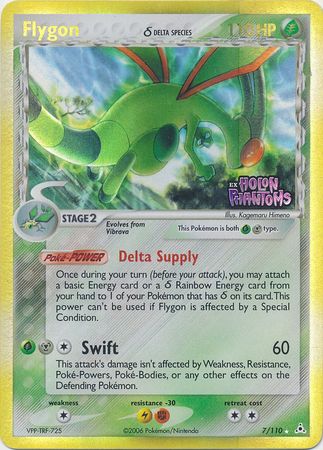 Flygon (7/110) (Delta Species) (Stamped) [EX: Holon Phantoms] | Tables and Towers