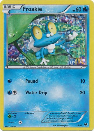 Froakie (4/12) [McDonald's Promos: 2014 Collection] | Tables and Towers