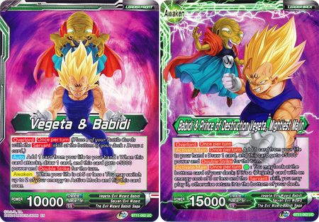 Vegeta & Babidi // Babidi & Prince of Destruction Vegeta, Mightiest Majin (BT11-062) [Vermilion Bloodline 2nd Edition] | Tables and Towers