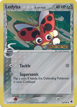 Ledyba (53/101) (Delta Species) (Stamped) [EX: Dragon Frontiers] | Tables and Towers