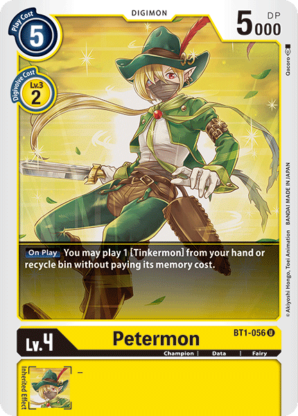 Petermon [BT1-056] [Release Special Booster Ver.1.0] | Tables and Towers