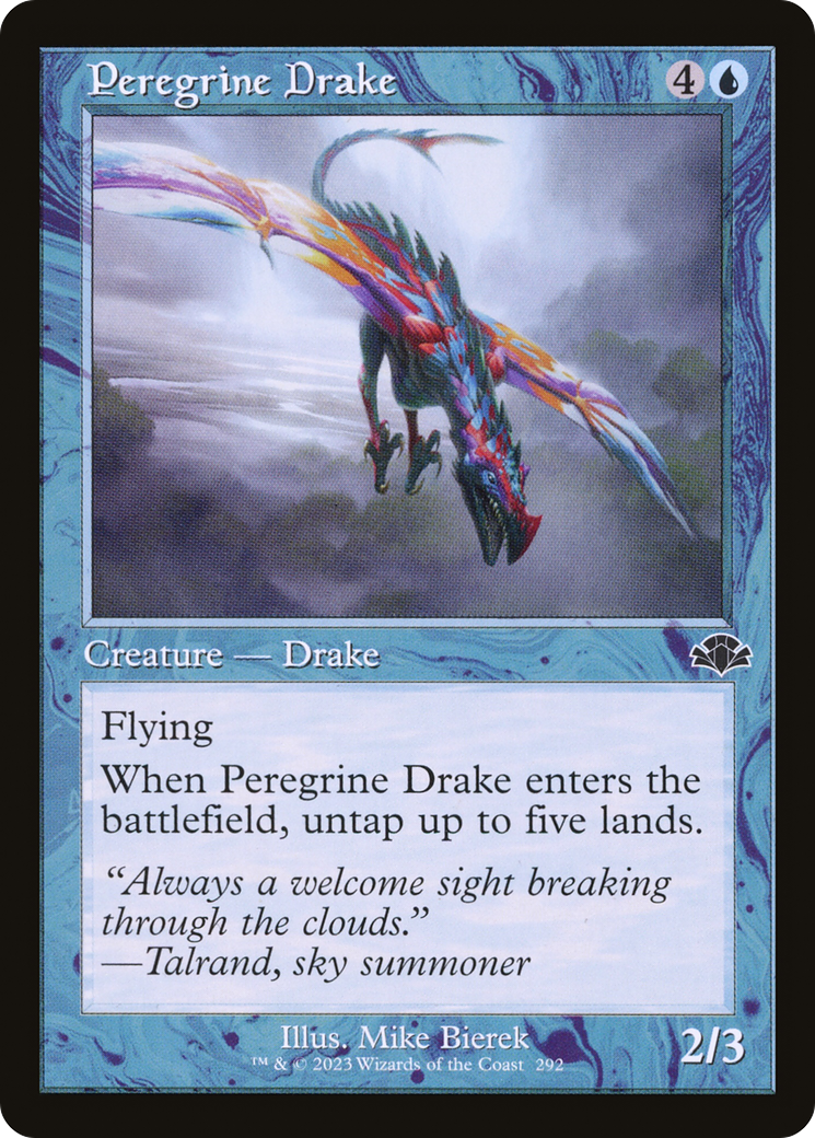 Peregrine Drake (Retro) [Dominaria Remastered] | Tables and Towers