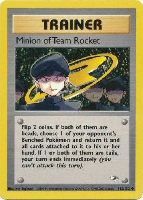 Minion of Team Rocket (113/132) [Gym Heroes Unlimited] | Tables and Towers