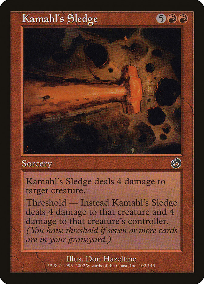 Kamahl's Sledge [Torment] | Tables and Towers