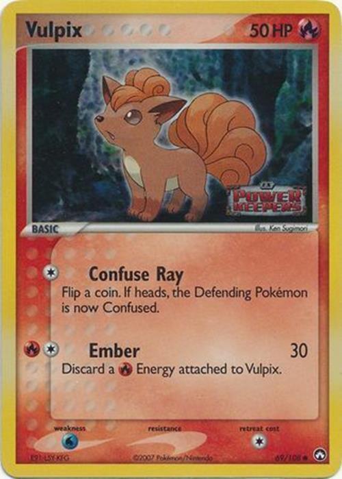 Vulpix (69/108) (Stamped) [EX: Power Keepers] | Tables and Towers