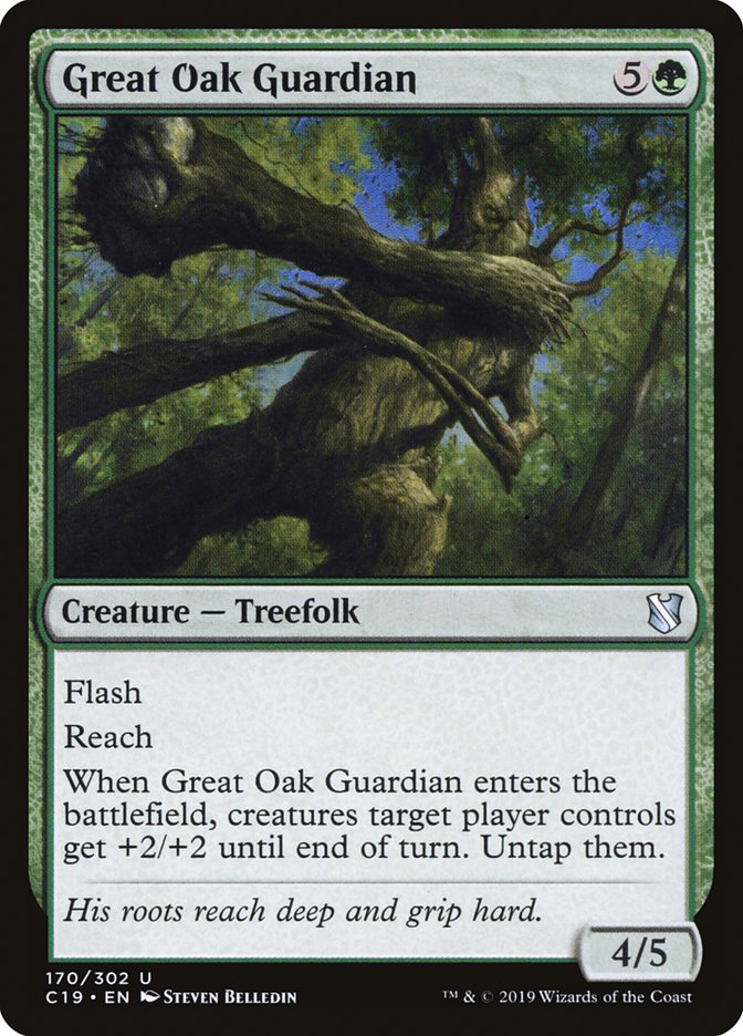 Great Oak Guardian [Commander 2019] | Tables and Towers