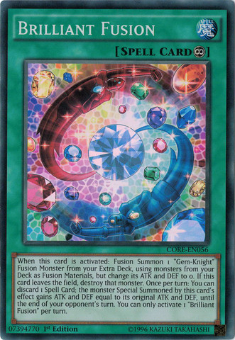 Brilliant Fusion [CORE-EN056] Super Rare | Tables and Towers