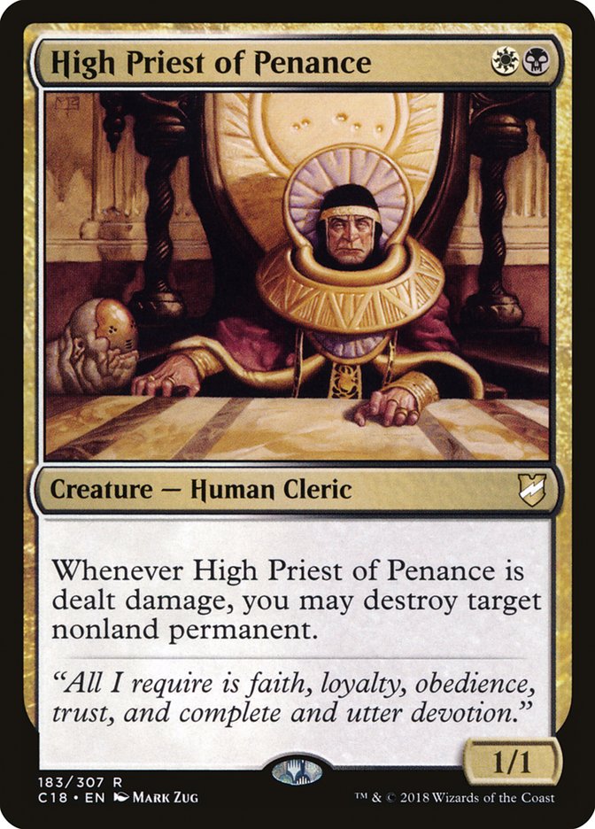 High Priest of Penance [Commander 2018] | Tables and Towers